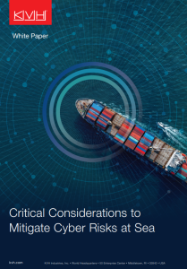 cyber risks at sea white paper cover